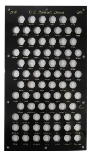 U.S. Roosevelt Dimes 1946-1976S (Includes Clad & Proofs - Reverse)
