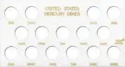 U.S. Mercury Dimes 1941-1945s