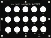 U.S. Proof Washington Quarters 1950-1964 (The Silver Coins)