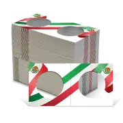 2.5x2.5 Paper Coin Holders for ASE/Large Dollar - Mexican Flag
