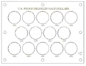 U.S. Proof Franklin Half Dollars