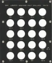 U.S. Liberty Walking Half Dollars 1941-1947D