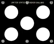 U.S. Silver Dollars - NO OTHER PRINT