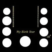 My Birth Year (.5, 5 quarters, .10, .05, .01)
