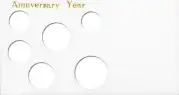 Anniversary (Small $, .50, .25, .10, .05, .01)