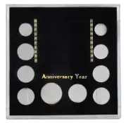Anniversary (Small $, .50, 5 Quarters, .10, .05, .01)
