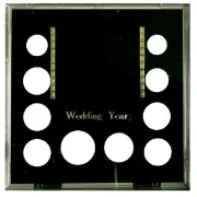 Wedding Year (Small $, .50, 5 Quarters, .10, .05, .01)