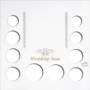 Wedding Year (Small $, .50, 5 Quarters, .10, .05, .01)