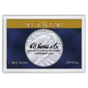 Silver Round Frosty Case