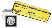 39mm Silver Round 2x2 Tetra Snaplock Coin Holder  - 25 per pack