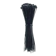 8" Nylon Cable Zip Tie 50lbs - Black