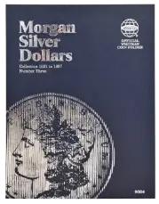 Morgan Silver Dollar Folder No. 3 Folder, 1891 - 1897