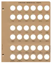 Lincoln Cents With Proof Replacement Page (1974 - 1983)