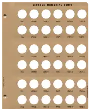 Lincoln Cents With Proof Replacement Page (1984 - 1995)