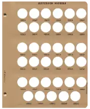 Jefferson Nickels Replacement Page (1983 - 2000)