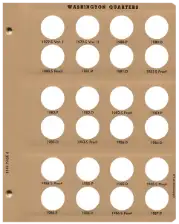 Washington Quarters with Proof Replacement Page 6 1979-S-1987-P