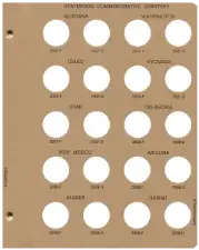 Statehood Quarters Replacement Page 5 2007 P - 2008 D