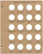 State Quarters Replacement Page 1 1999-2002