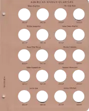 American Women Quarters Replacement Page 2022 P - 2023 D