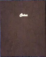 Coin Stock Book with 9 Vinyl Pages