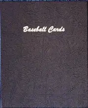 Baseball Cards 15 Pages Vinyl 4 pockets