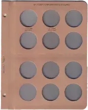 Dansco U.S. Modern Commemorative Dollar Vol 3 Replacement Page 4