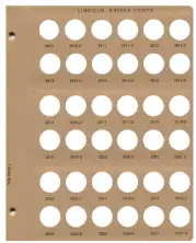 Lincoln Shield Cents Replacement Page (2010 - 2027)