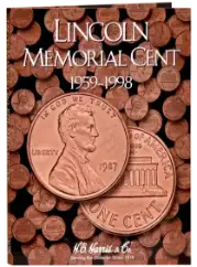 Lincoln Memorial Cent Folder #1 1959-1998