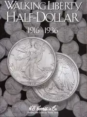 Walking Liberty Half Dollar No. 1 Folder  1916-1936