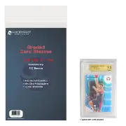 Shield Resealable Sleeve for SGC and Beckett Slabs (.03mm)