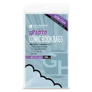 Shield Resealable Bag for Graded Comic Books - 9x14