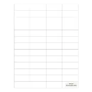 Paper Inserts for Defender Coin Slab (12 Sheets/624 Labels)