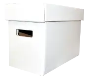 Short Corrugated Comic Book Storage Box and Lid
