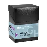 Flip-top Card Box - Black