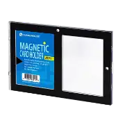 2 Card Magnetic Card Holder - Black Borders