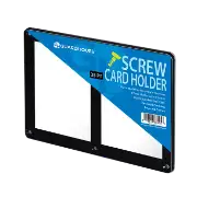 2 Card Screw Card Holder 35pt - Black Border