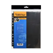 3 Pocket Double-Sided Pages for Large-Sized Currency - 10 Pack