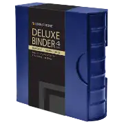 Cornerstone Large Capacity 4 D-Ring Binder & Slip Case (Navy Blue)