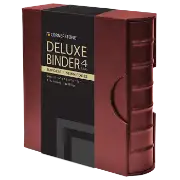 Cornerstone Large Capacity 4 D-Ring Binder & Slip Case (Burgundy)