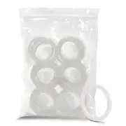 Defender Silicone Inserts U.S. $20 Gold - 34 mm Bulk 50 Pack