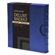 Cornerstone Regular Capacity 3 D-Ring Binder & Slip Case (Navy Blue)