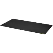 Desk Mat with Stitched Edges - 15.75 x 31.5 (Black)