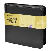 Graded Trading Card Zipper Folio for 60 PSA Card Slabs - Charcoal