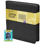 16 Pocket Zipper Folio for Sentry Card Holders - Charcoal