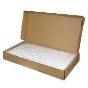 39mm Silver Round Bulk Direct-Fit / L Ring-Fit EvoCore Coin Holders. 250 count box.