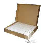 Evocore 1 Oz Silver Bar Holder with Ornament Loop. 250 Count Box