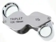 10x & 15x Twin Lens Triplet Loupe