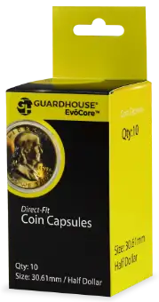 Guardhouse EvoCore Direct-Fit Coin Capsule Retail Pack (30.6 mm)