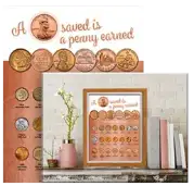 Whitman Deluxe Coin Board: Cent