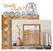 Whitman Deluxe Coin Board: Quarter
